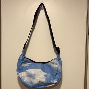 Baggu Cloud Print medium crescent bag